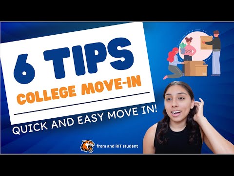 6 Tips for College Move In Day! Make it easier and efficient