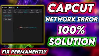 CapCut Network Error Problem On PC 🔥 | FIXED | CapCut Network Issue | Technical RG