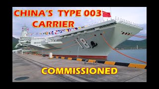 Type 003 Carrier Fujian - Commissioned - Update