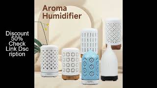 Ceramic Ultrasonic Air Humidifier Timing Function Aroma Diffuser Desktop Essential Oil Diffuser Room