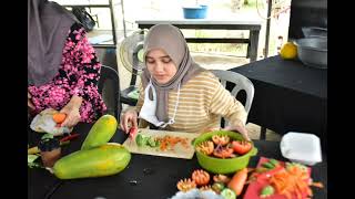 KELAS ASAS GUBAHAN UKIRAN SAYURAN DAN BUAHAN.. Taman Indera Mahkota 16 KUANTAN..