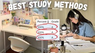 Study Methods that ACTUALLY WORK| Top 6 Study Methods to Get Good Grades 