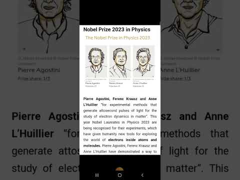 #nobel prize winners 2023#nobel prize 2023#nobel prize 2023 chemistry #nobel prize 2023 physics