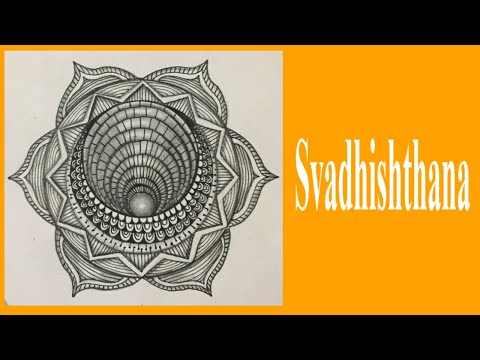 How to Fill Chakra Svadhishthana with Tangle Patterns