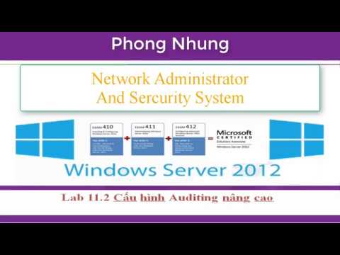 MCSA  Windows Server 2012 | Lab 11.2 Configure advanced auditing