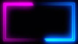 Neon Light | Glowing Light | Neon Frame | Glowing Frame | Neon Border | Glowing Border