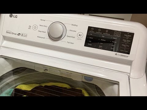 Live: Washing in LG top load full cycle [Frozen screen]