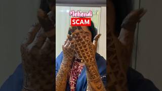 I Got SCAMMED by My Mehendi Artist | Wedding Series Pt.6 #shorts