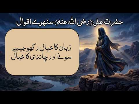 Sunahre Aqwal Hazrat Ali RA | Har Line Zindagi Badal Degi