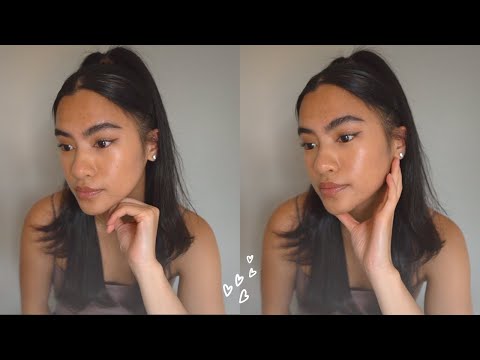 90's inspired makeup + hair, using mostly bronzer
