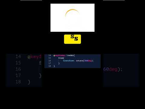 How To Make Loader Using HTML AND CSS. #coding #learnhtml5andcss3 #htmlcss