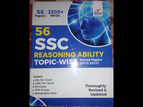 #SSC #Reasoningbooks #Topic Wise slove papers #CGL #MTS #CHSL #CPO #STENOGRAPHER #DISHA PUBLICATION🔥