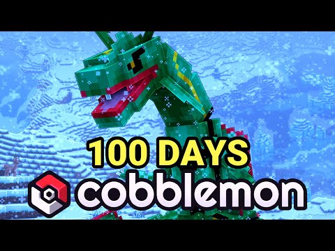 I Spent 100 Days In Minecraft Cobblemon.. Here's What Happened