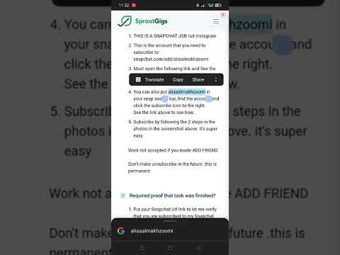 Snapchat Follow Task in Picoworkers | Stuf InFo