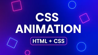 Animated Background Animation with HTML & CSS | Step-by-Step Tutorial