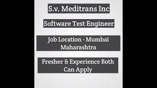 Software Test Engineer#fresher #experienced #getemployed #youtubeshorts #softwaretestingjobs #qajobs