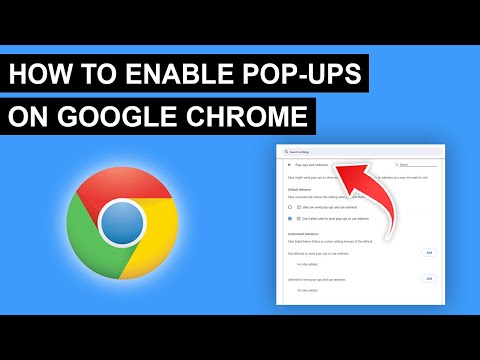 How To Enable Pop-Ups On Google Chrome (Quick & Easy)