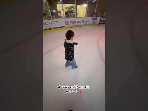 #4yearold #kidsvideo #gettingbetter #iceskating #iceskater #proudmoment #beginners #funtolearn #kid