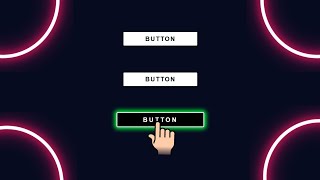 CSS Button Hover Glow Effect || Html CSS