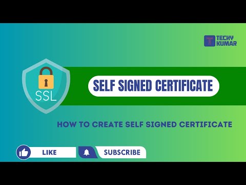 How to create Self Signed SSL Certificate? | SSL Certificate for development