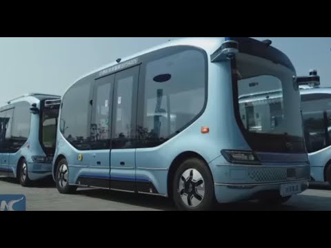 Futuristic Unmanned buses and taxis to enter service in Zhengzhou, China