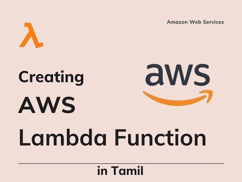 creating AWS Lambda function in Tamil | Step by Step | how to create lambda function for beginners