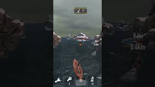 Intense Close Combat: Face-Off with Nagato, Brooklyn, and a Third Ship in Battle of Warships!