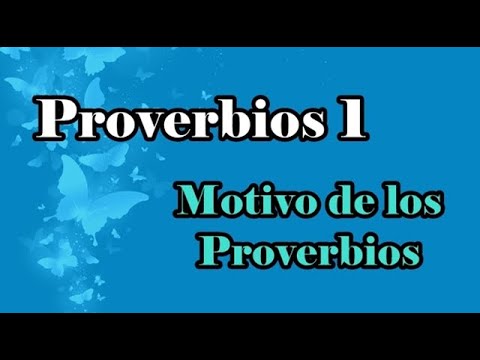 PROVERBIOS 1