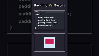 Padding vs. Margin Explained With Animation  #codinglife #javaprogramming #youtubeshorts #reels