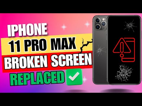 How to Replace iPhone 11 Pro Max Broken Touch Screen and Back Glass | DIY Repair Tutorial