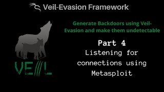 Veil-Evasion Framework | Part 4- Listening for incoming connections using Metasploit framework