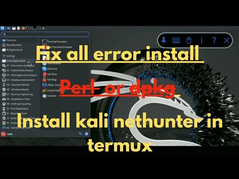 install kali nethunter in termux | Error starting the Kex server