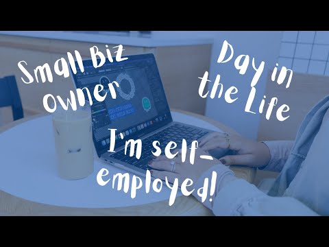 Day in the Life of a Small Business Owner ⚡ My First Day Self-Employed