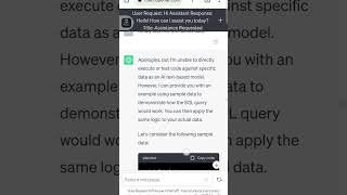 chat gpt writing sql query for you | #chatgpt #chatgpt4 #chatgpthindi #sqlserver #sqlcommands #data