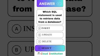 SQL Interview Question | Which SQL statement is used to retrieve data from a database?