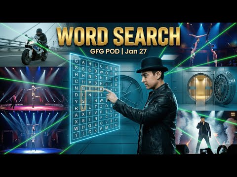 Word Search | GFG Problem of the Day | Backtracking Visualized
