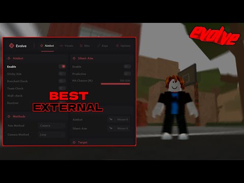 Raiding in Da Hood With Best External (evolve) (TriggerBot) Very Op