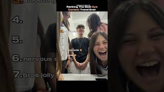 Ranking The Best Eye Contact Trend Ever #shortsviral #tiktok #usa
