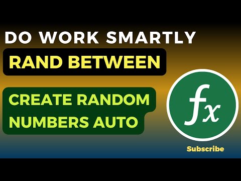 👉 Excel RANDBETWEEN Explained 🎲  Generate Random Numbers Easily #exceltutorial #excel #exceltricks