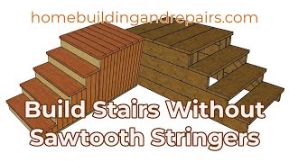 Don't Cut Stringers - How to Use Horizontal or Vertical Supports Instead