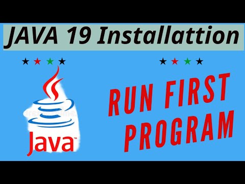 How to Install Java JDK 19 on Windows 10/11 | JDK Installation & Run First Java Program | Java 19...