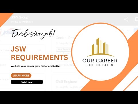 "Complete Job Details for JSW | Responsibilities, Salary & More"