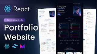 Build a Modern Developer Portfolio with React, Tailwind CSS & Framer Motion