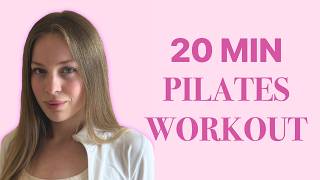 20 MIN PILATES WORKOUT for a SLIM WAIST & FLAT ABS // NO EQUIPMENT