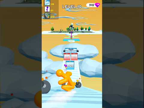 tall man run funny race level 10 #shorts #gameplay