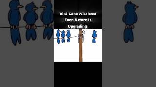 Birds Ditch Wires for WiFi! | Hilarious Gadget Gag #8 #Shorts #funnytech