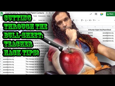 Cutting Through the Bull-Sheet: Google Sheets Hacks for Infinite Campus - Parent Emails