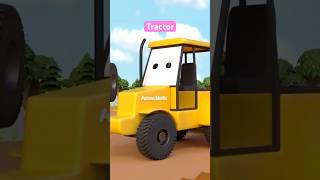 Tractor #shorts #animationforkids #videoforkids #toytrucks #constructionvehiclesforkids