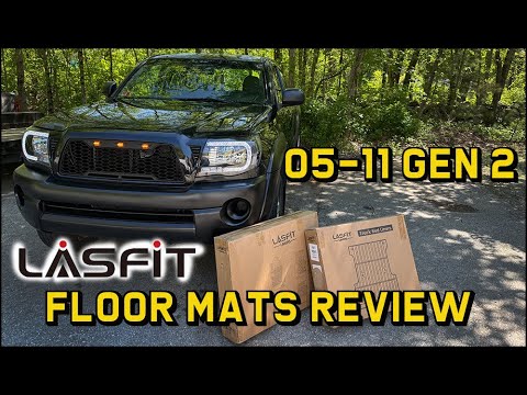 2005-2011 Toyota Tacoma  Lasfit floor mats + truck bed mat review .