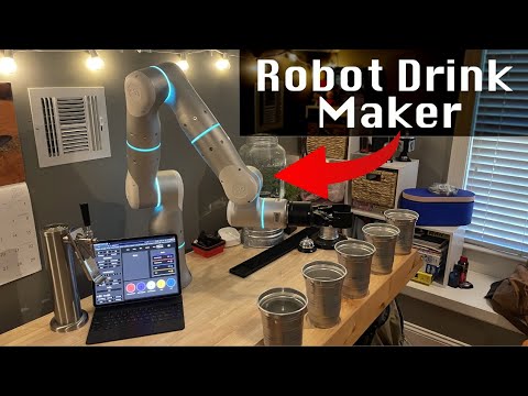 I Mounted A Drink Making Robot To My Desk!